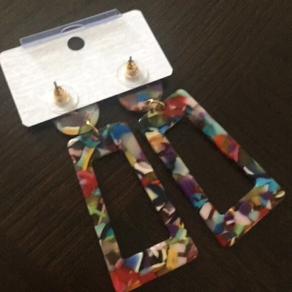 Boho Colorful Drop Earrings jewelry - Picture 5 of 5